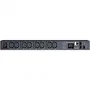 CyberPower PDU41005 - Unidad de Distribución de Energía PDU Rack 1U, 8 Salidas IEC C13 Controlables de forma Remota, 16A, 230V, LCD a Color, con Monitorización y Software PowerPanel